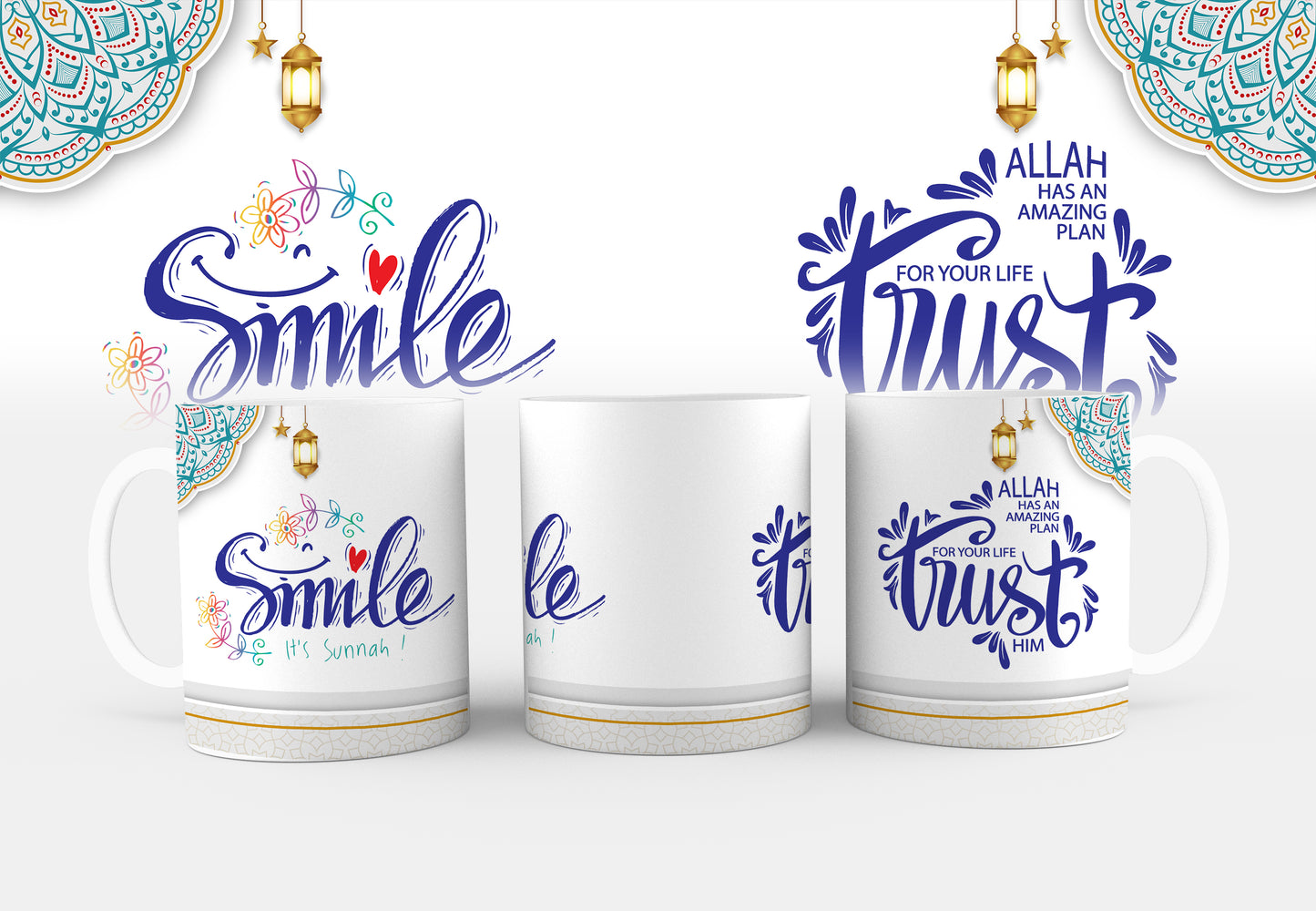 Embrace the Spirit of Ramadan with Our 'Smile, It's Sunnah' Mugs