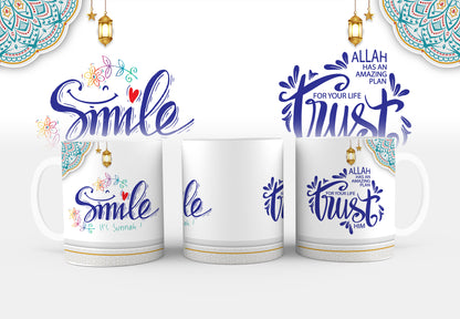 Embrace the Spirit of Ramadan with Our 'Smile, It's Sunnah' Mugs