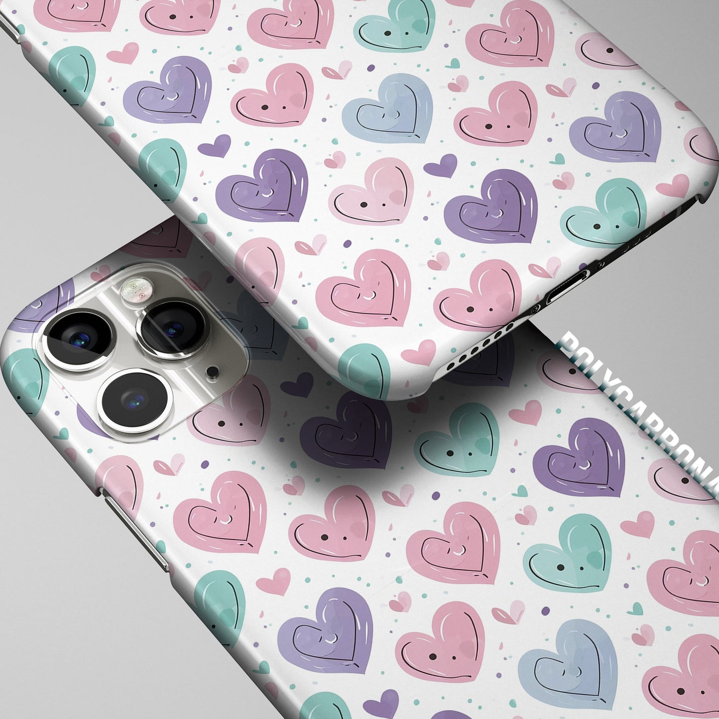 Cute love design snap case