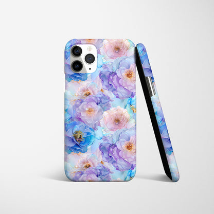 Immerse Your Device in Nature's Symphony: Abstract Floral Design Snap Case