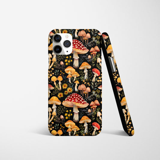 Step into Whimsical Wonderland: Cute Colorful Mushroom Design Snap Case