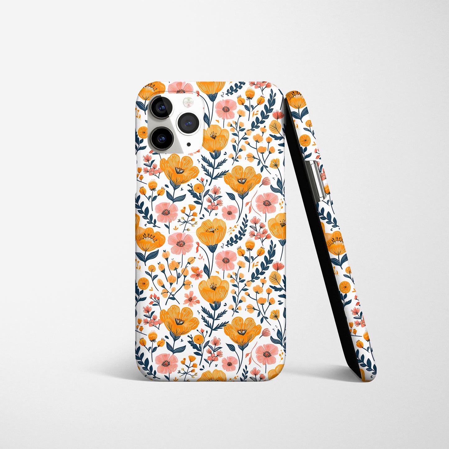 Embrace Nature's Canvas: Wild Floral Abstract Design Snap Case