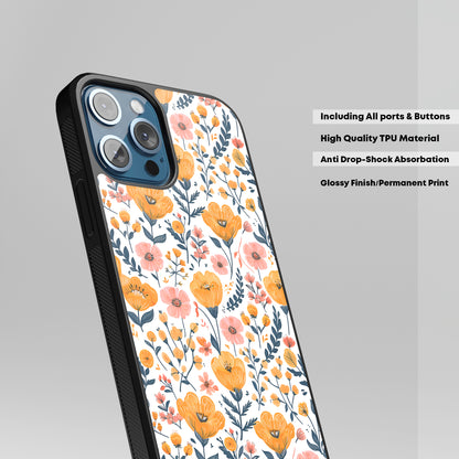 Embrace Nature's Canvas: Wild Floral Abstract Design Snap Case