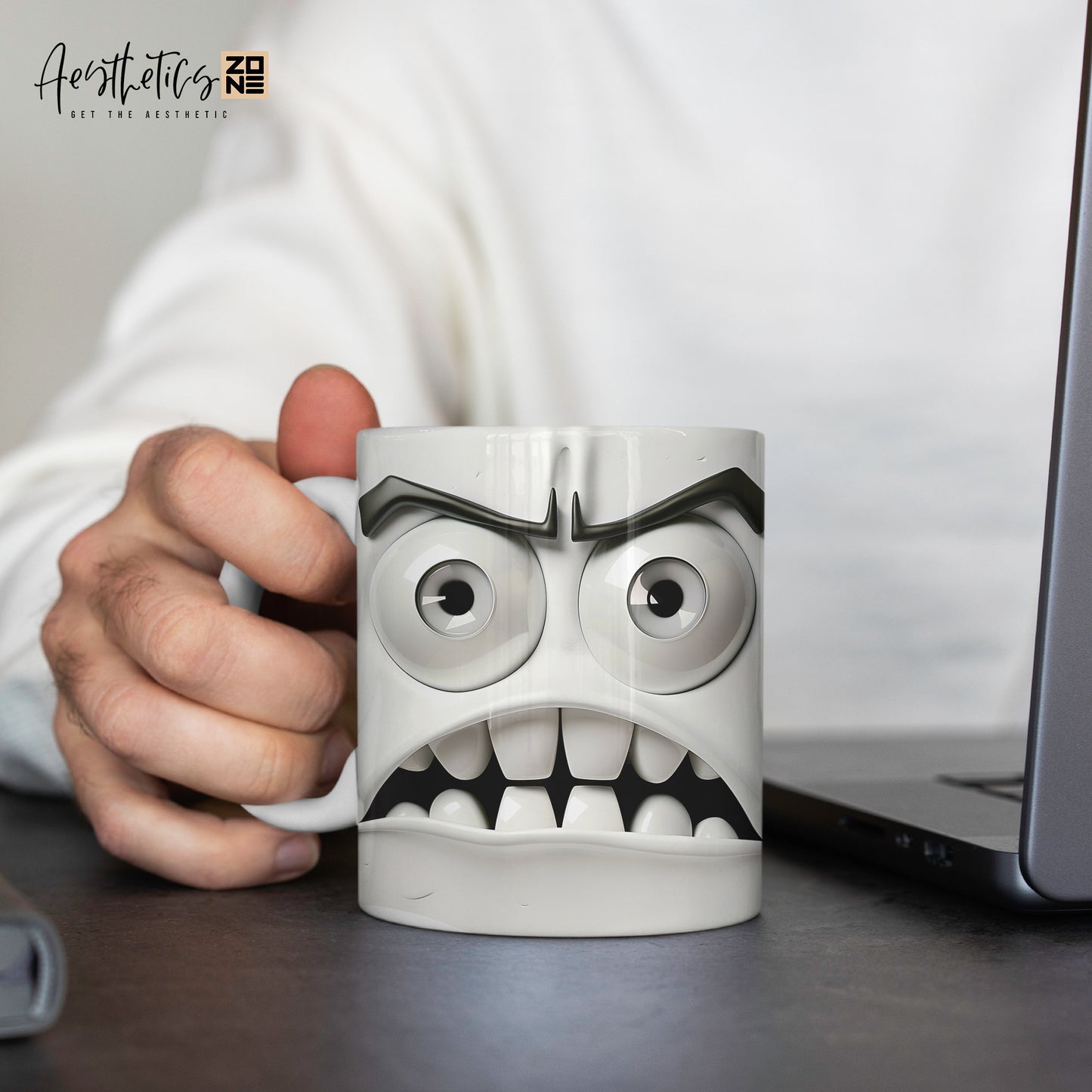 Express Your Mood with Our Unique Angry Face Mugs