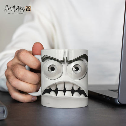 Express Your Mood with Our Unique Angry Face Mugs