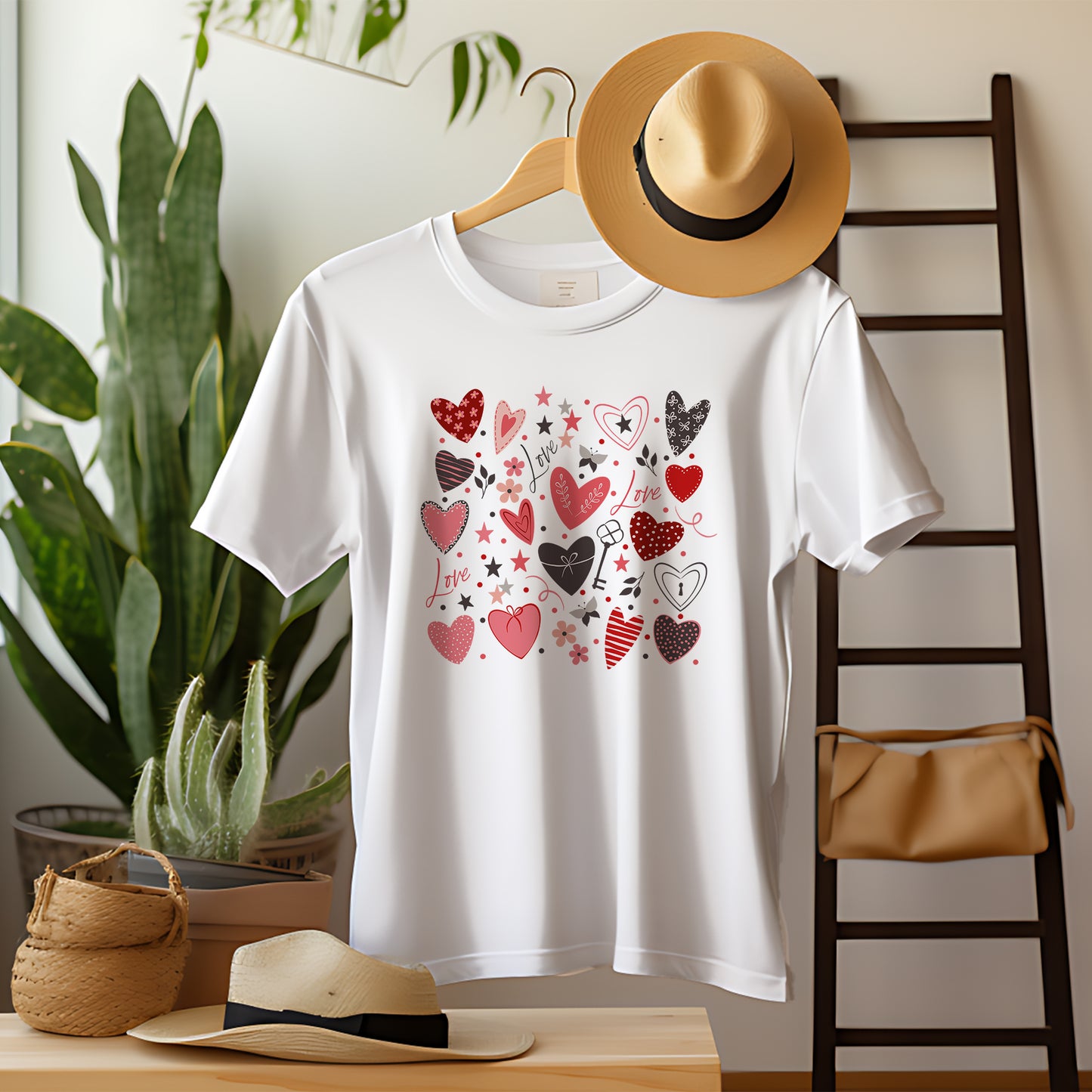 Wear Your Heart on Your Sleeve with Our Valentine Heart Shape T-Shirt