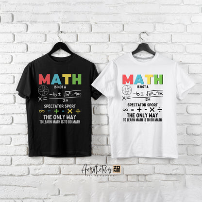 Back-to-School Math Tees: Unleash Your Inner Genius