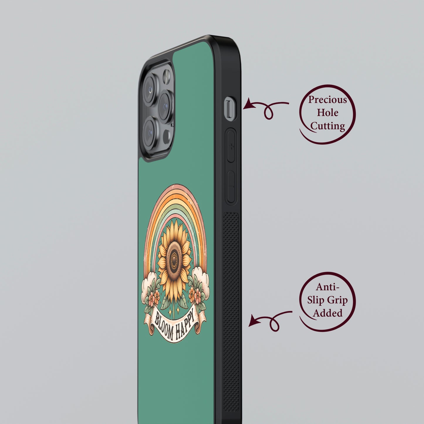 Bloom Happy: A Delightful Design for Your Phone Case