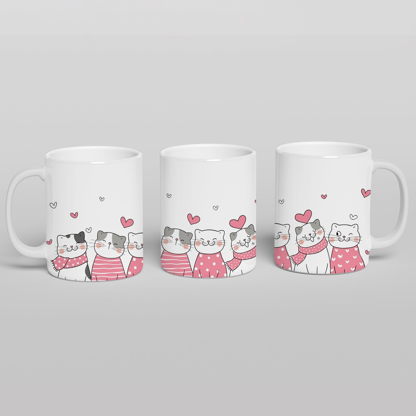 Cute Cat Design Coffee Mug