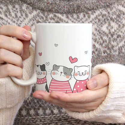 Cute Cat Design Coffee Mug