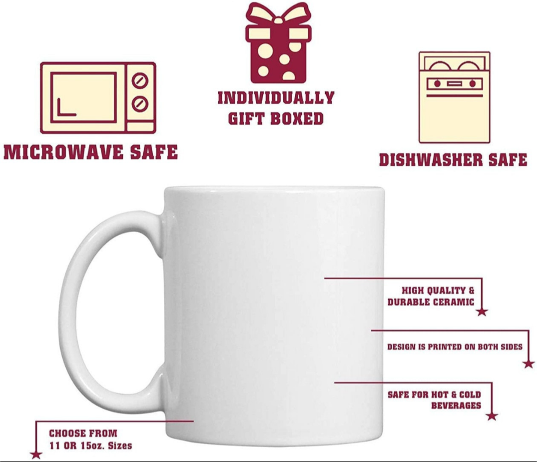 Coffee and crime aesthetic design coffee mug