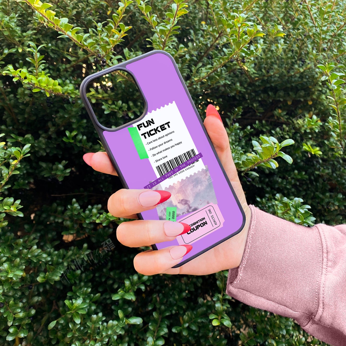 Unlock Your Joy: Introducing Our Fun Ticket Phone Case Design