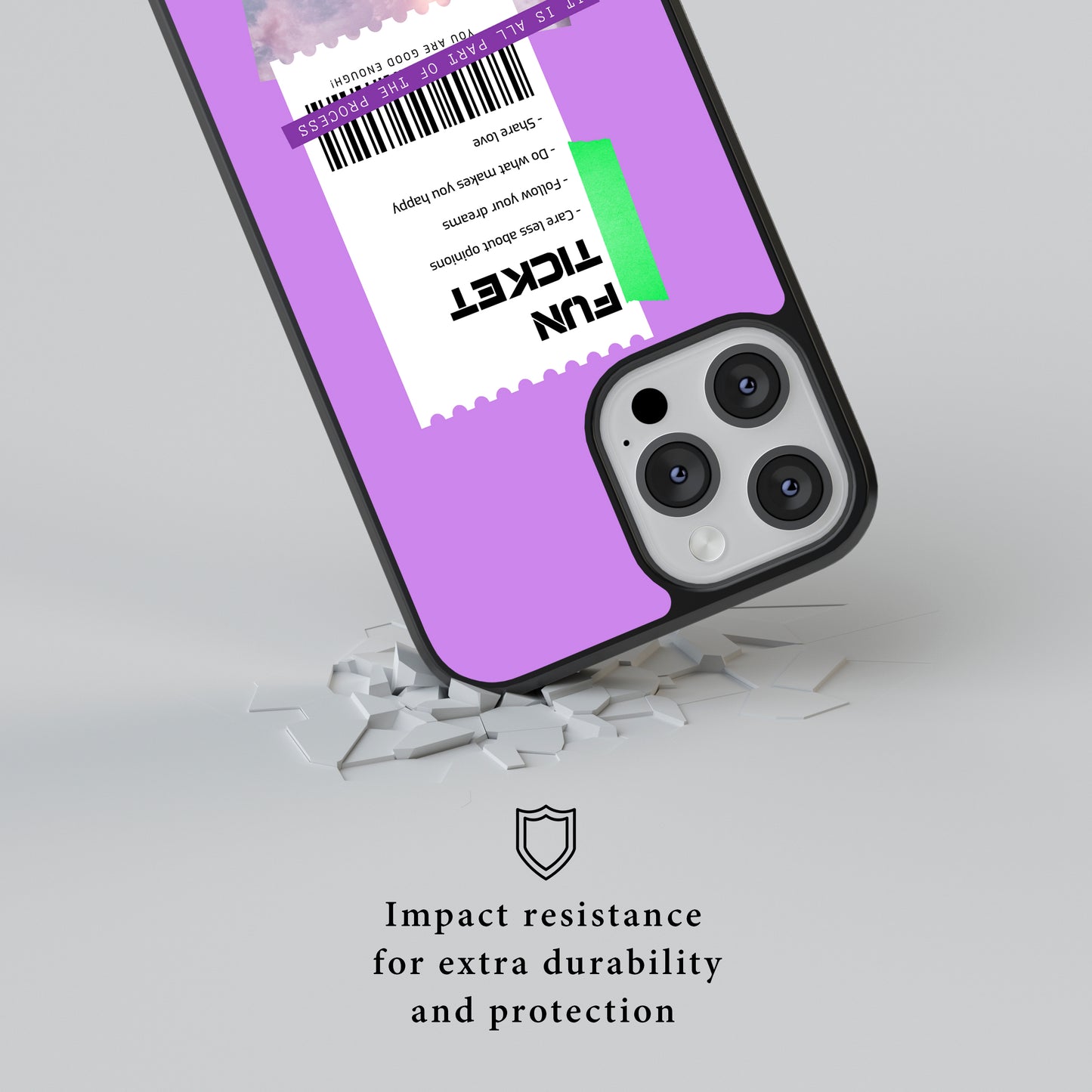 Unlock Your Joy: Introducing Our Fun Ticket Phone Case Design