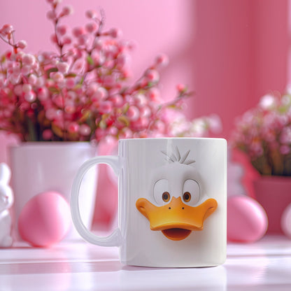 Quack Up Your Morning with the Hilarious 3D Sarcastic Duck Face Mug