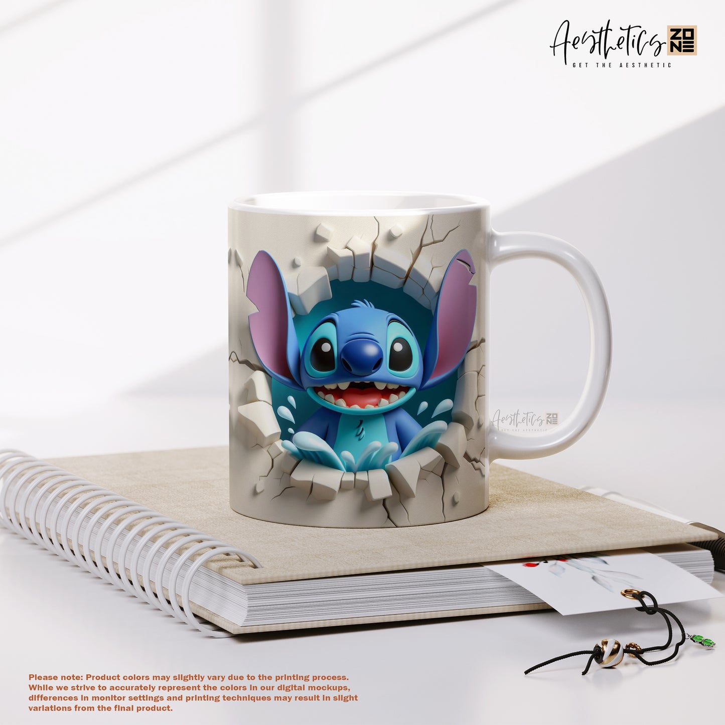 Experience Ohana: Stitch 3D Ceramic Mug