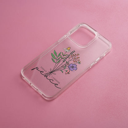 Today I Choose Peace Design Flexi Clear Case