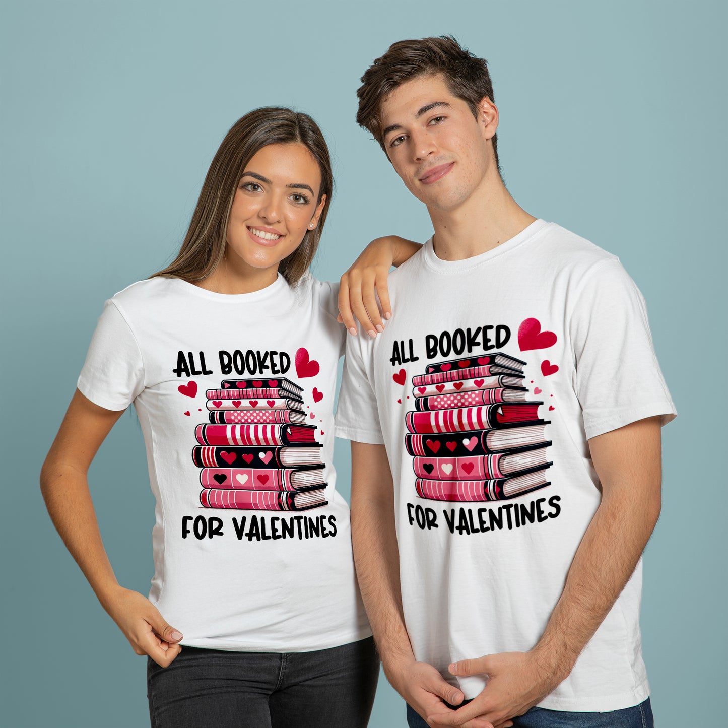 Valentine's Day Exclusive: All Booked for valentine design tshirt