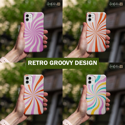 Redefine Retro: Elevate Your Style with our Groovy Abstract Designs