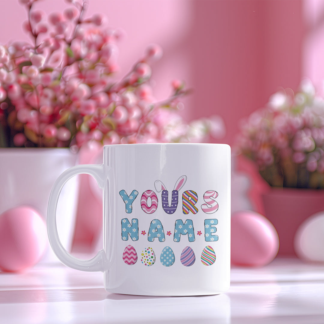 Personalized Easter Vibes Mug - Add Your Name for a Touch of Magic