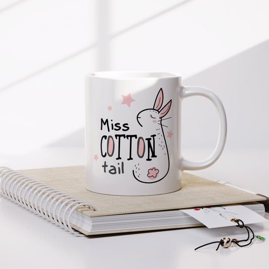 Miss cotton tail cute design mug