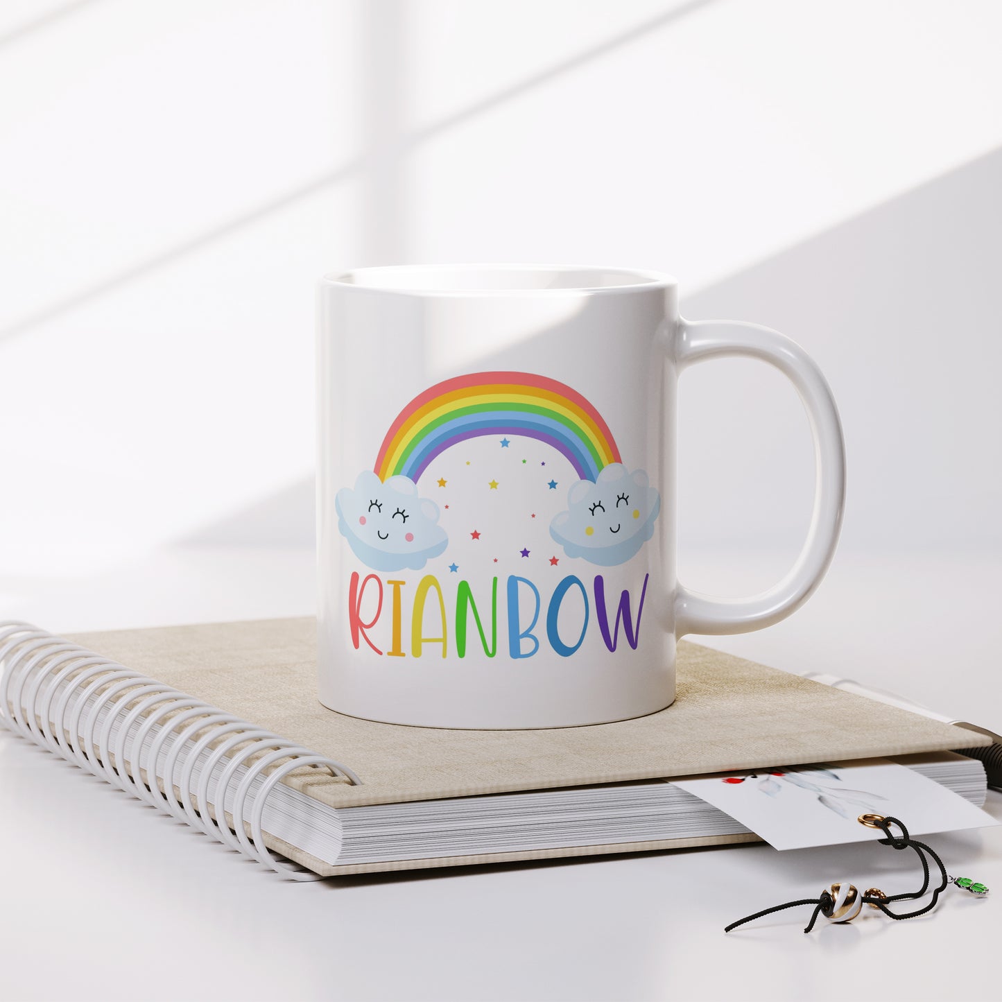 Brighten Your Mornings with Our Rainbow in a Mugs Coffee Mugs