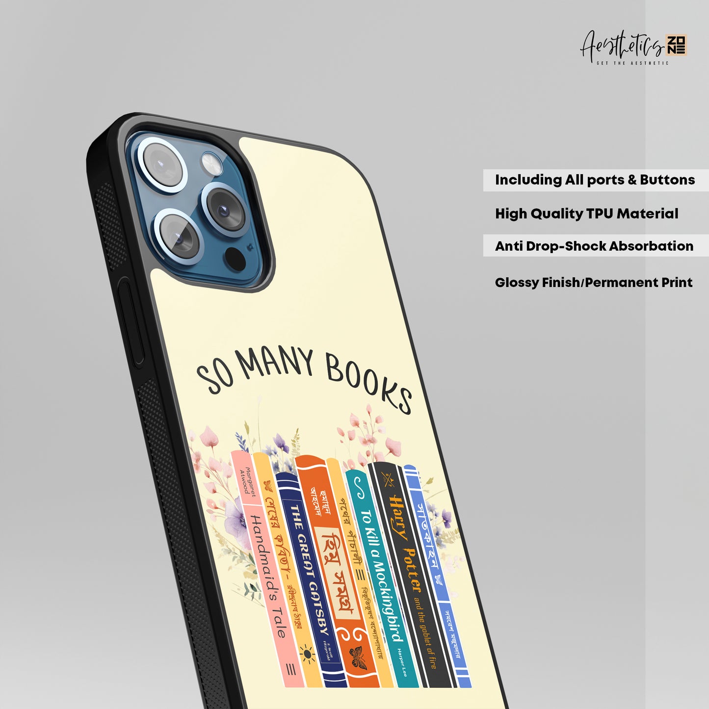 Craft Your Literary Identity: Personalized Book Stack Phone Cases