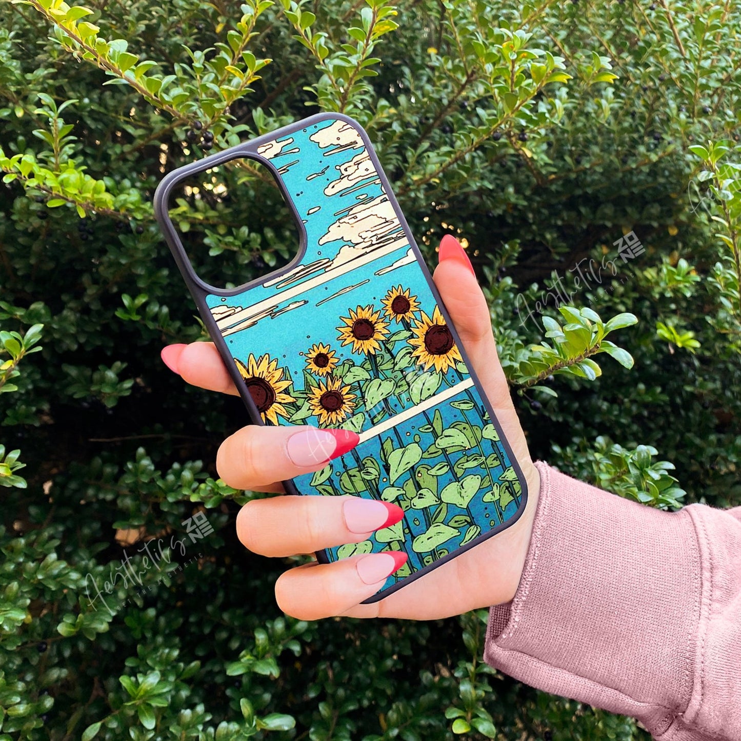 Brighten Your Day - Sunflower & Water Sun Phone Case