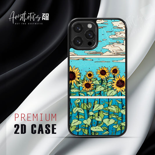 Brighten Your Day - Sunflower & Water Sun Phone Case