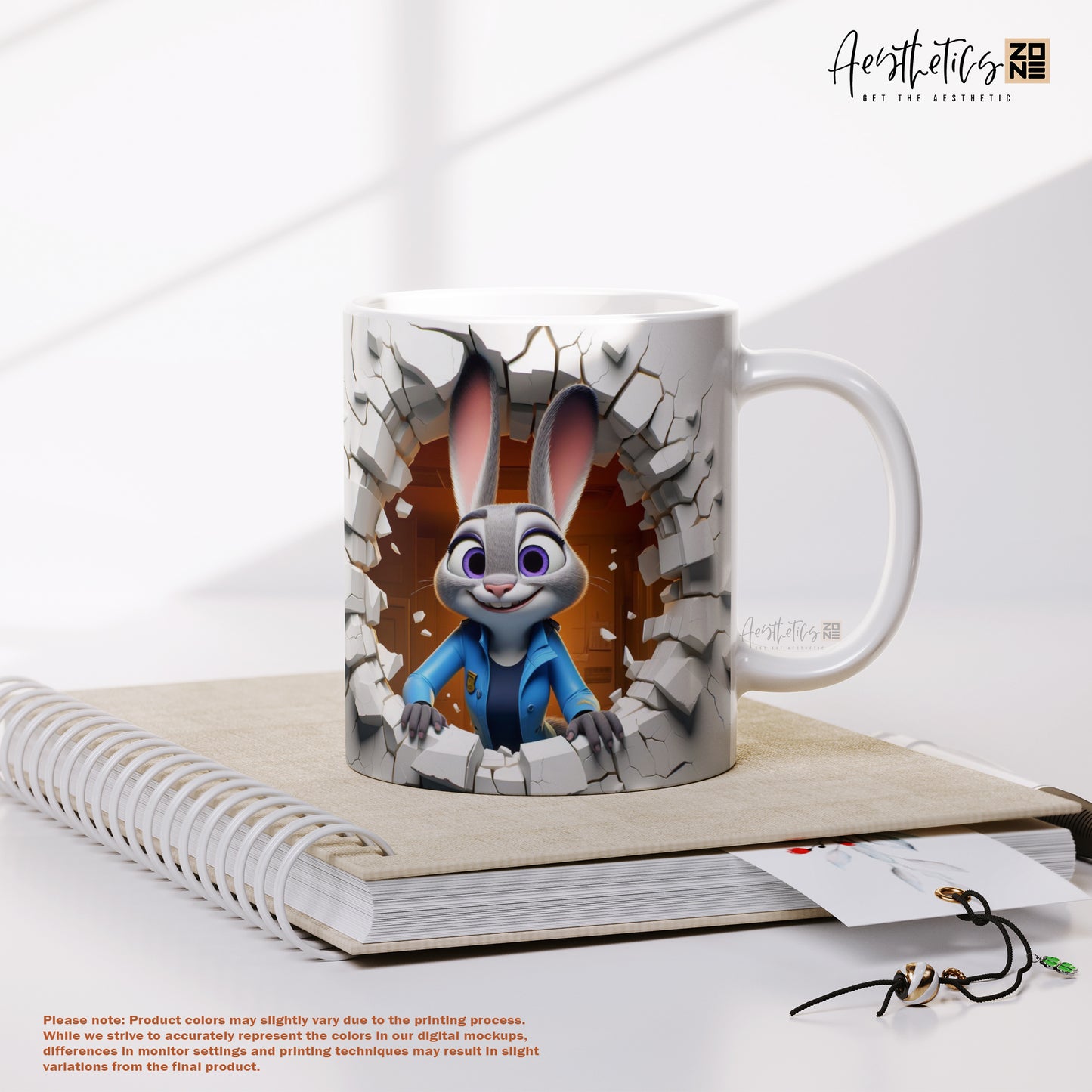 Unleash Your Inner Hero: Zootopia Judy Hopps 3D Ceramic Mug